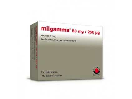 70167 milgamma 50mg 250mcg obalene tablety 100