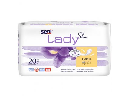 71292 seni lady slim mini inkontinencni vlozky pro zeny 20 ks 9 5 x 20 5 c