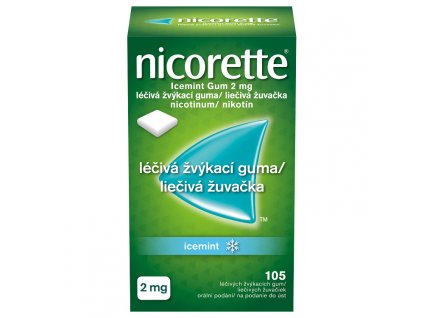 71526 nicorette icemint gum 2mg lecive zvykacky 105