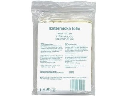 71529 izotermicka folie fixaplast 220x140 strib zlato