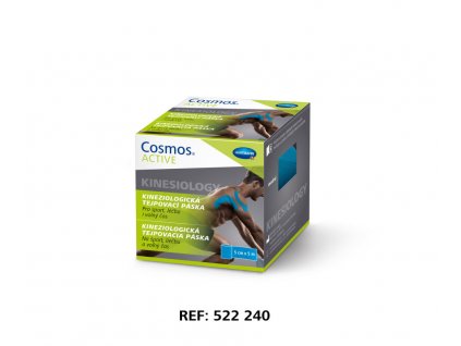 72762 cosmos active kinezio tejp paska modra 5cmx5m