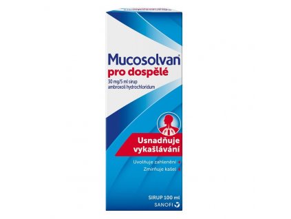 73131 mucosolvan pro dospele 30mg 5ml sirup 1x100ml