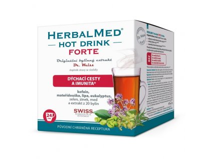 73533 herbalmed hotdrink forte dr weiss s kofeinem 24 sacku