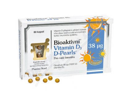 73536 bioaktivni vitamin d3 d pearls 38mcg cps 80