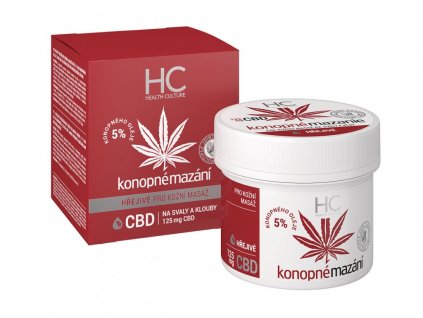 KONOPNÉ MAZÁNÍ CBD hřejivé 125 ml