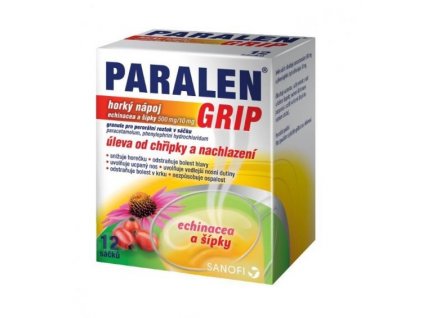 Paralen Grip Echin+sip.500/10mg por.gra.