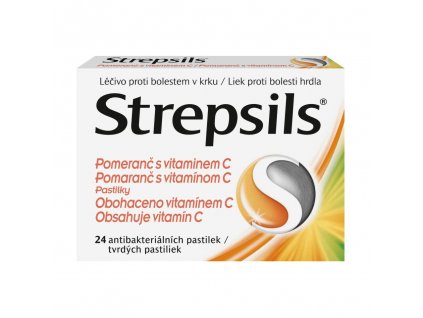 STREPSILS POMERANČ S VITAMINEM C pastilka 24