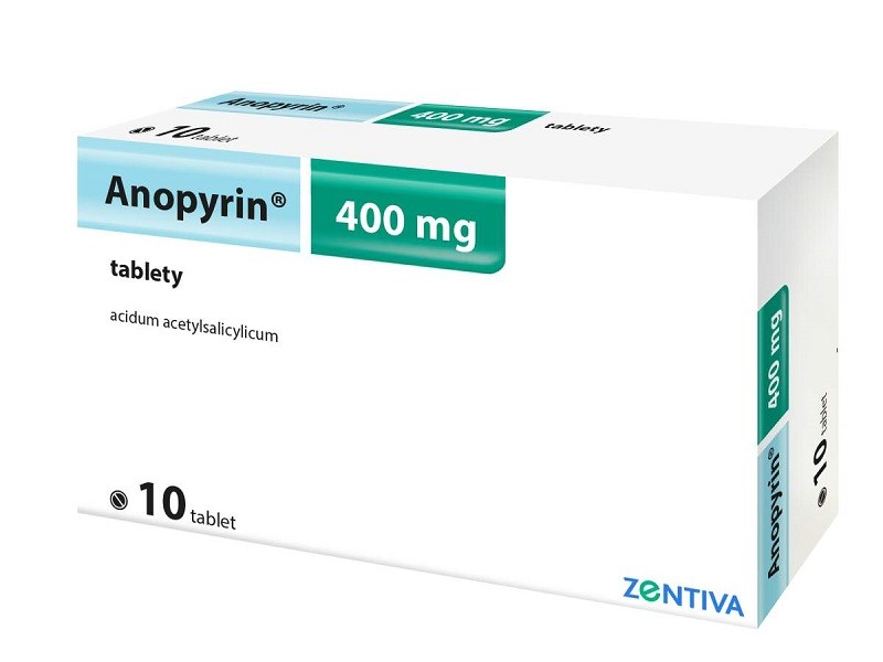 ZENTIVA ANOPYRIN 400MG neobalené tablety 10