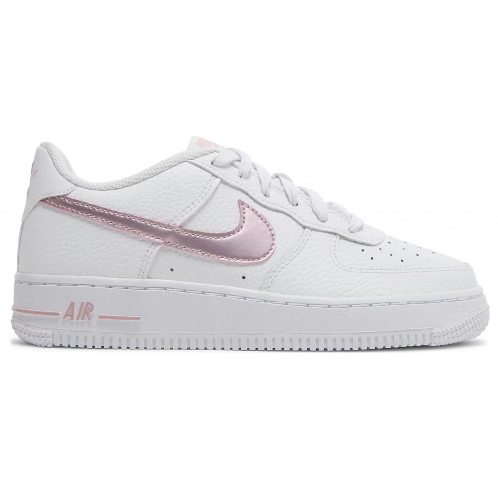 Nike Air Force 1 White Pink Glaze GS