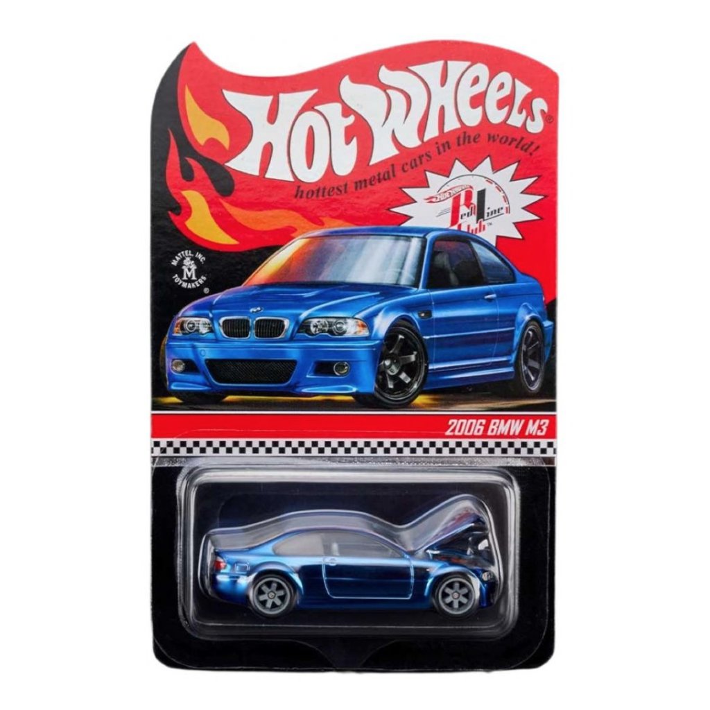 Hot Wheels RLC Exclusive 2006 BMW M3 - Blue - BBNSUPPLY