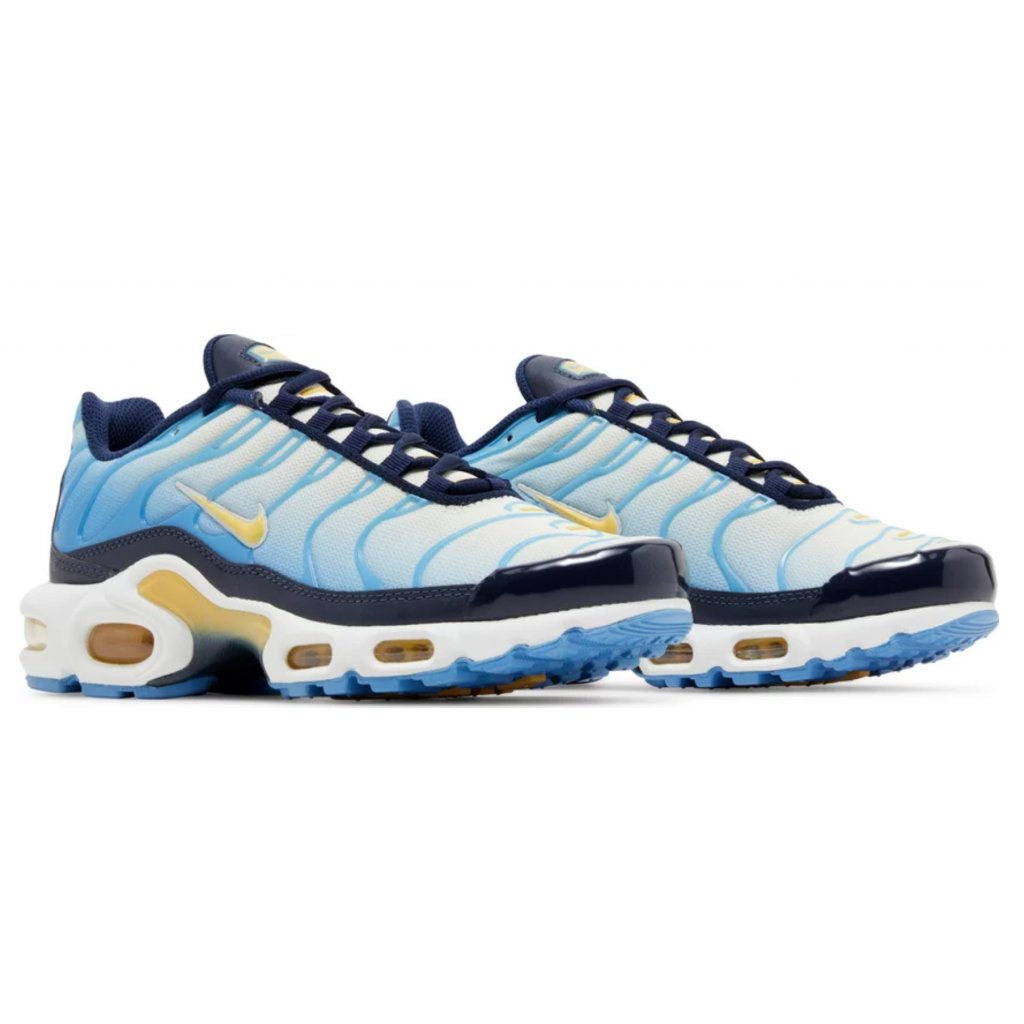 Blue and gold nike air max cheap