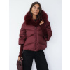 Prošívaná bunda vínová Sia