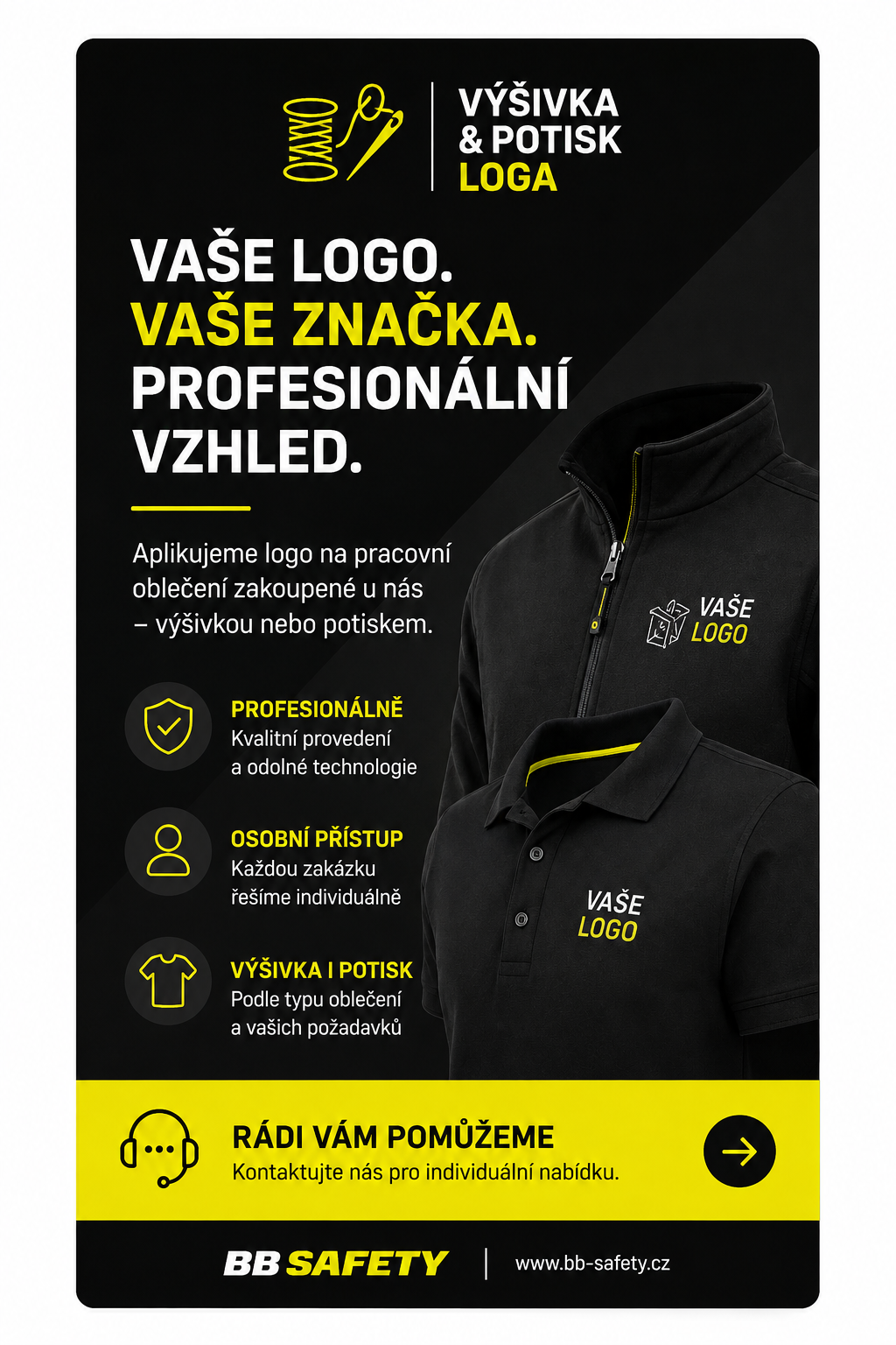 vysivka a potisk odevu