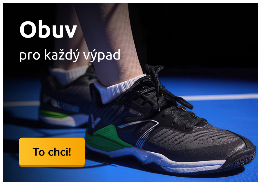 Badmintonová obuv pro každý výpad