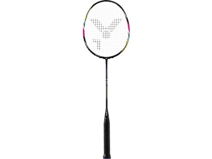 Badmintonová raketa VICTOR 2016 Hypernano X 800 black/pink/yellow/turquoise (vypletená)