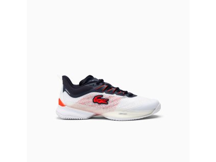 Pánská tenisová obuv LACOSTE 2024 SS AG-LT23 Ultra CC Clay (RS Velikost EUR 43, Barva white/navy/red)