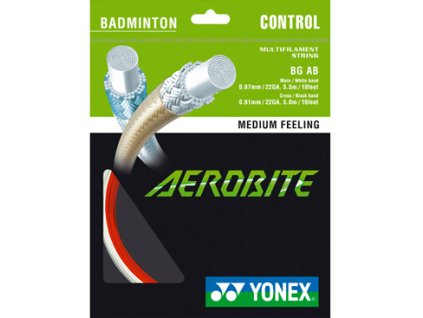Badmintonový výplet YONEX AEROBITE - 10 m (Barva červená)