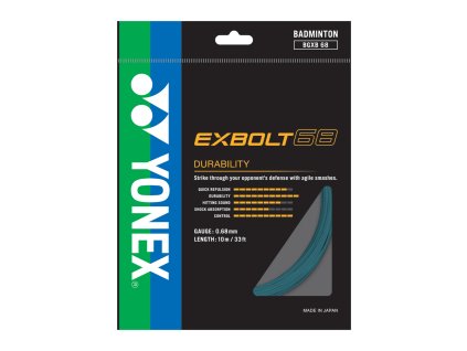 Badmintonový výplet YONEX EXBOLT 68 - 200 m (Barva bílá)