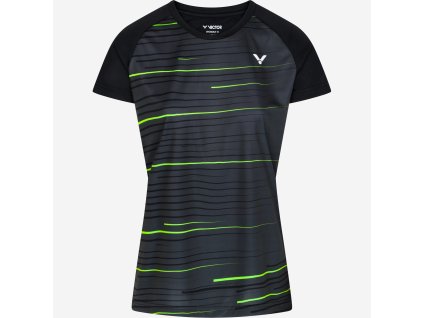Dámské tričko VICTOR 2023 T-shirt T-34101 black/green