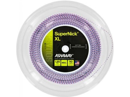 640 squashovy vyplet ashaway supernick xl white blue red 1 25 mm
