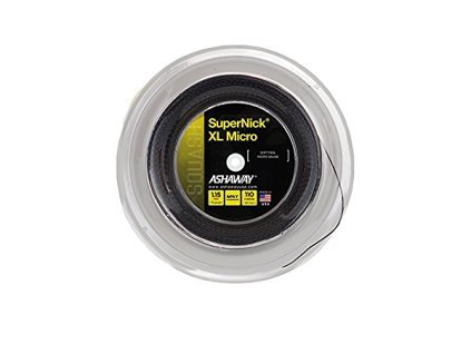643 squashovy vyplet ashaway supernick xl ti white grey 1 25 mm