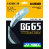Badmintonový výplet YONEX BG 65 Ti - 10 m (Barva bílá)