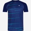 Pánské tričko VICTOR 2023 T-shirt T-33100 blue (RS Velikost XS)