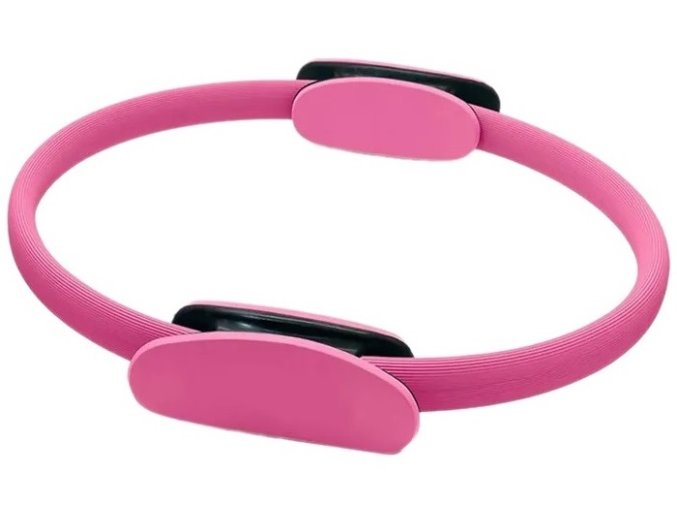 pilates kruh joga standard ruzova 37cm