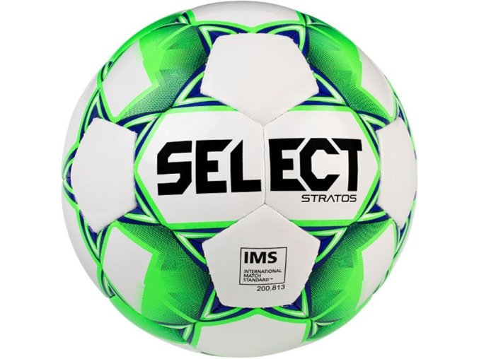 fotbalovy mic select fb stratos bilo zelena