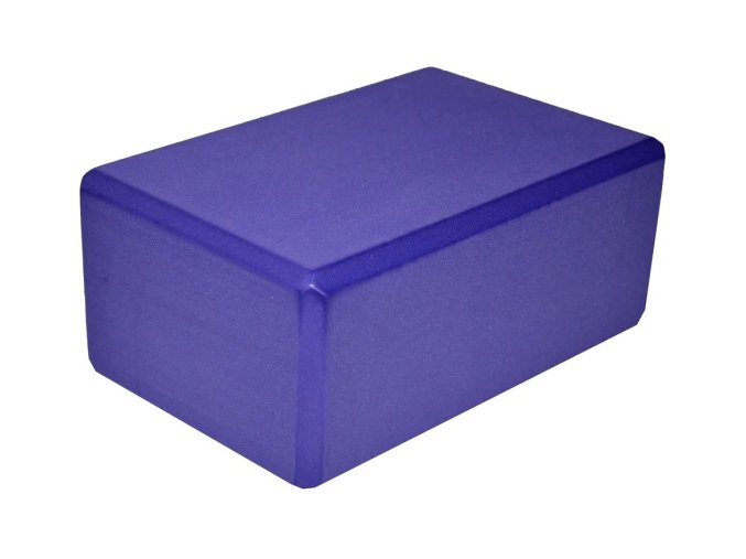blok yoga joga 10 cm fialova cviceni