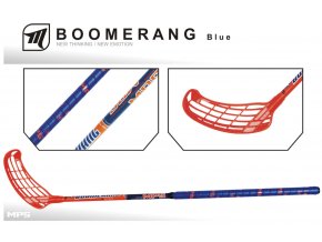 florbalova hokejka mps boomerang blue