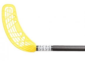 florbalova hokejka unihoc fiber zluta