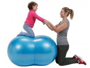 gymnasticky mic Gymnic Physio Roll plus valec 70 cm modra