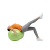 gymnasticky mic Gymnic Physio Roll plus valec 55 cm