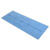 podlozka na jogu pu 183x68x0 4cm gumova modra