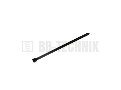 Sťahovacia páska 200x3,6 čierna UV bal. 100ks