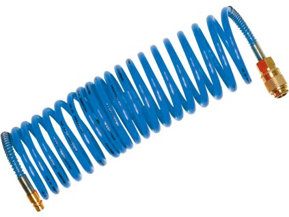 EXTOL Hadica vzduchová špirálová 1/4" 6mm/15m polyuretan