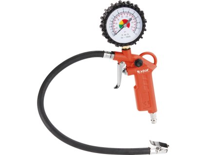 EXTOL Pištoľ ofukovacia max. tlak 800kPa s manometrom