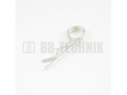 DIN 11024 D 7,0/6,0 ZN beta závlačka