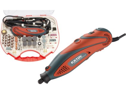 Brúska priama SG130 130W + príslušenstvo 210ks EXTOL