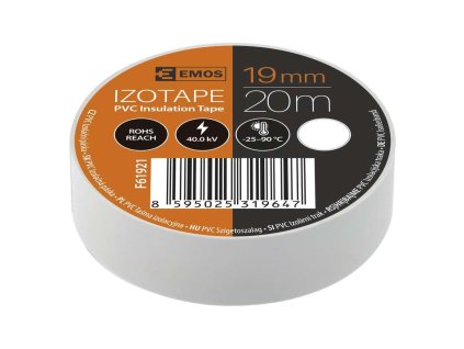 Izolačná páska 19 mm x 20 m biela