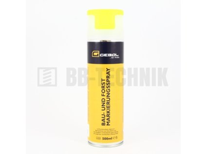 Značkovací sprej žltý 500 ml Gebol