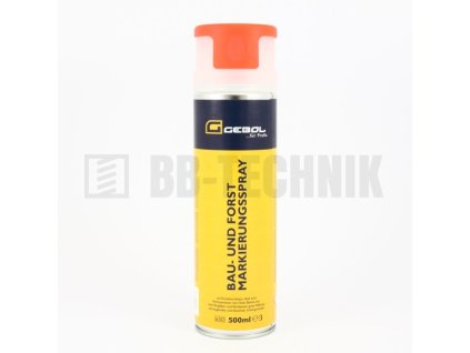 Značkovací sprej červený 500 ml Gebol
