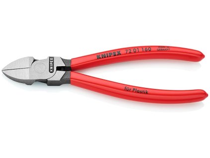 KNIPEX Kliešte cvikacie na úmelú hmotu 160mm bočné rovné