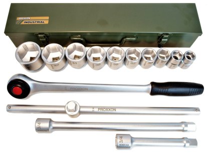 PROXXON Sada náradia 15 dielna 3/4" - pre kamiony, traktory a veľké stroje