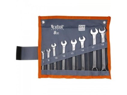 EXTOL Kľúč očko-plochý SADA