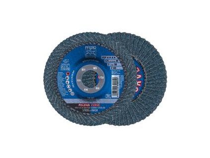 PFERD Kotúč brúsny lamelový 125mm / ZR40 rohový
