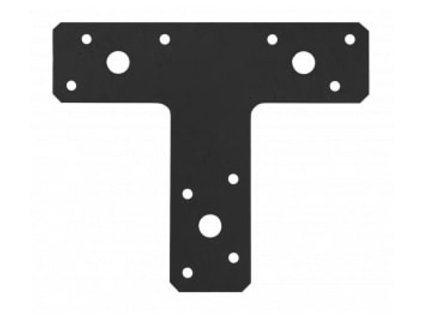 Spojka typ T 150x127x38x2,0 mm čierna