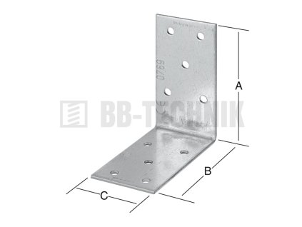 Uholník 100x100x40x2 mm pásovina