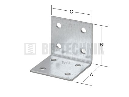 Uholník 40x40x20 mm